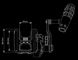 Мультипликаторная катушка Maxel Sealion OSL08DHL High-Speed Gunsmoke/Silver