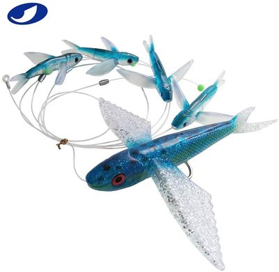 Набір летких риб OCEAN CAT Blue Fly Fish, 10/22 см