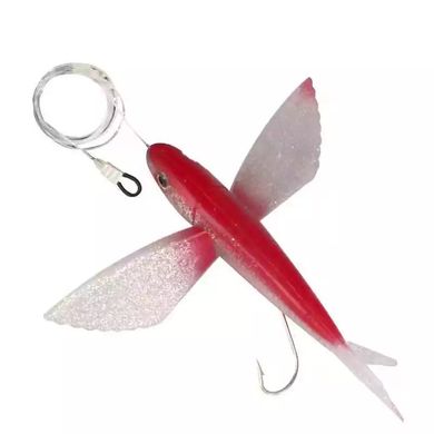 Летучая рыба Target Fish silicon 16см red/silver