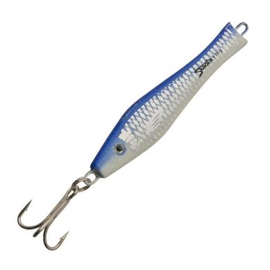 Пилькер для морской рыбалки AQUANTIC 3D Holo Pilker blau/silber , 300 г