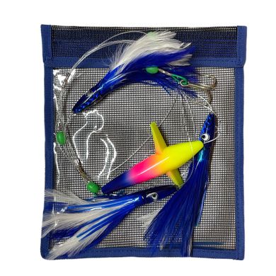 Набор летучая рыба + три октопуса Target Fish FAIR GAME blue