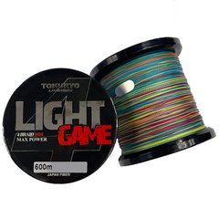 Шнур для морской рыбалки Tokuryo LIGHT GAME x4 600m Multicolor